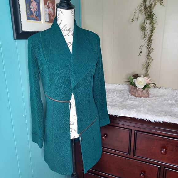 Eva Varro Barcelona Jacket Pebble Textured Statement Jacket Casual/Business S - Picture 4 of 8